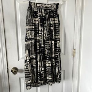 Funky Pattern Maxi Skirt